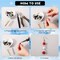 500 Pieces Eye Pins 50 mm Jewelry Making Pin Heads Eye Jewelry Head Pins for Jewelry Making DIY Ball Head Pins for Craft Earring Bracelet Jewelry Making Accessories Supplies (Gold, Silver)